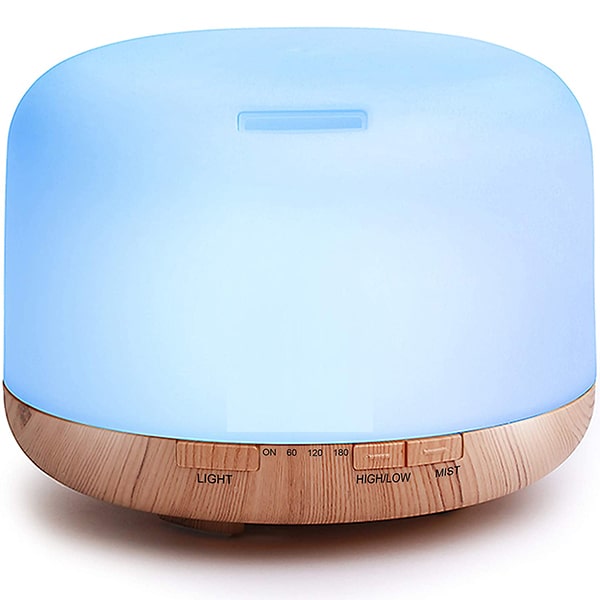 Aromatherapy Diffuser with Essential Oils That Changes Color with Remote Control